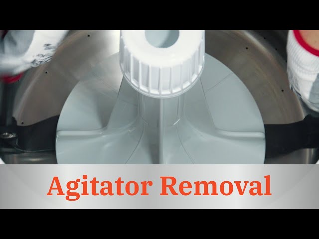 TR Series Washer Agitator Removal